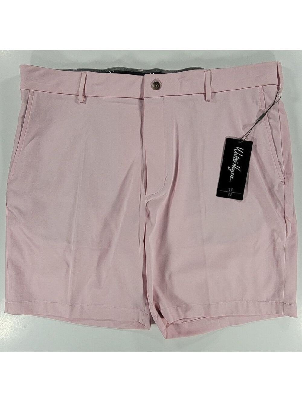 NEW WALTER HAGEN Performance 11 Golf Shorts Mens 38 Pink Lightweight Stretch 9" - Picture 1 of 12